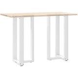  Noge za barski stol T-oblika 2 kom Bijele 40x35x(90-91) cm Čelik | shoptok.hr