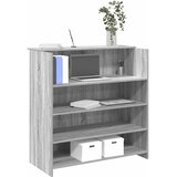  Recepcijski stol 100x50x103,5 cm od konstruiranog drva Siva 100 x 50 x 103.5 cm Cene