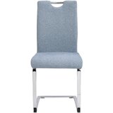 CARRYHOME nihajni stol, kovina, tekstil modra | Shoptok.si