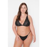 Trendyol Curve Black Mink Oil 3-Pack String Panties Cijene