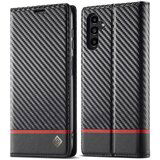 INORCO LC.IMEEKE Za Samsung Galaxy A24 4G Denarnica Stojalo za telefon Ovitek iz ogljikovih vlaken Tekstura PU usnje, (22036986) | Shoptok.si
