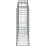  Obokane gabion košare 3 kosi 300x50x140/160 cm pocinkano železo | Shoptok.si