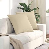  Jastučići za sofu 2 pcs Krema 60 x 60 cm tkanina | shoptok.hr