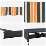 Povlačivi tende Zelena i žuta 500 × 300 cm Platno i Aluminij | shoptok.hr