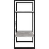  Knjižna omara 2-nadstropna betonsko siva 60x30x70 cm iverna pl., (20706037) | Shoptok.si