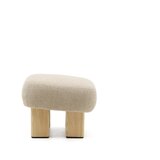 Kave Home Bež tabure od šenila Nema – | shoptok.hr