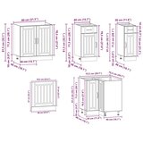  11-dijelni set kuhinjskih ormarića Lucca konstruiranog drva | shoptok.hr