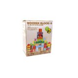  Drvene kocke u boji 52/1 – kreativna igra za male graditelje | Shoptok.si