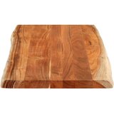 Stolna ploča 100x60x3,8 cm pravokutna bagremovo drvo živi rub | Eponuda.com