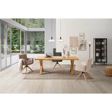Livetastic JEDILNA MIZA, v celoti masivno tikovina naravne barve | Shoptok.si