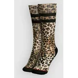 Leopard Nogavice yellow