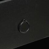  Komoda crna 60 x 30 x 120 cm od masivnog drva bagrema i manga | shoptok.hr