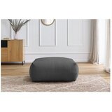 Bobochic Paris Temno siv tabure iz rebrastega žameta Voltaire – | Shoptok.si