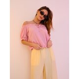Sinsay Španjolska bluza s dekorativnom čipkom | shoptok.hr