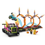 Lego tovornjak za akrobacije in izziv ognjenih obročev - 60357 | Shoptok.si