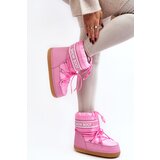 Boto Women's lace-up snow boots in pink Soia | Shoptok.si