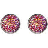  Naušnice VI-28268 - Tamno Ružičasta KP28268 | shoptok.hr
