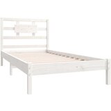  Posteljni okvir bel iz trdnega lesa 90x190 cm 3FT, (20902888) | Shoptok.si