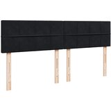  Otomanski krevet s madracem crni 180x200 cm baršunasti | shoptok.hr