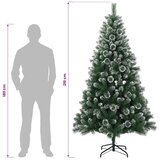  Umjetno božićno drvce 210 cm 300 LED lampica Topla bijela - 210 cm s LED svjetlima | shoptok.hr