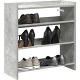  Stalak za cipele boja betona 60x25x62 cm konstruirano drvo | shoptok.hr