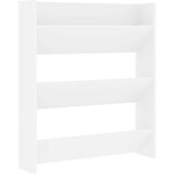  Zidni ormarić za cipele bijeli 80x18x90 cm konstruirano drvo | shoptok.hr