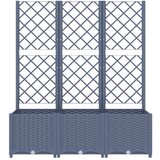  Sadilica s rešetkom tamnosiva 120 x 40 x 136 cm pp | shoptok.hr