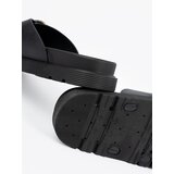 SEASTAR Black women's flip-flops with gold buckle | shoptok.hr