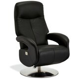 Furnhouse Odlagalna sedežna garnitura Bull črno usnje, (21141120) | Shoptok.si