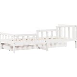  Dnevni krevet s ladicama bez madraca 90x200 cm masivno drvo | shoptok.hr