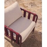 Kave Home Crvena/bež vrtna garnitura aluminijska za 4 osobe Omala – | shoptok.hr
