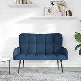  Kauč za dvoje Plava 115 x 61 x 87 cm tkanina | shoptok.hr