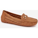 Boto Ladies Moccasins With Cutouts And Decoration Camel Kaydance | Shoptok.si