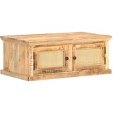  Stolić za kavu 90x50x35 cm masivno drvo manga i prirodna trska | shoptok.hr