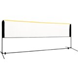 vidaXL Nastavljiva mreža za badminton 400x103x94-158 cm kovinska Cene