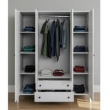 Hanah home drveni beli ormar frn 20013 | ePonuda.com