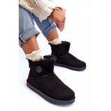 Boto Women's Quilted Snow Boots With Ornament Black Siriol | Shoptok.si