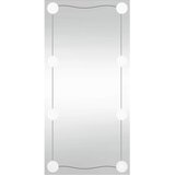  Zidno ogledalo s LED svjetlima 30 x 60 cm stakleno pravokutno | Shoptok.si