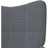  Stolica za opuštanje s osloncem za noge tamnosiva od tkanine | shoptok.hr