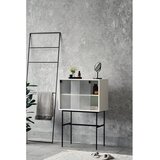 noo.ma Sivo-bež vitrina s kliznim vratima 70x109x40 cm Lekko – | shoptok.hr
