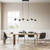 Trio Leuchten Trio - Luster na sajli MARLEY 6xGU10/35W/230V crna/zlatna | Eponuda.com