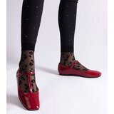 Gemre Red patent ballet flats with strap Marseille | shoptok.hr