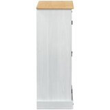  Ormar za cipele Bijelo 86 x 38,5 x 108 cm Čvrsto borovo drvo | shoptok.hr