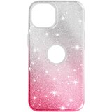 AVIZAR Dvobarvno roza/srebrn ovitek z blešcicami za iPhone 14, serija blešcecih ovitkov, (20669861) Cene