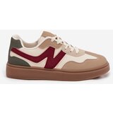Boto Women's Low Eco Leather Sneakers Bežowe Givelle | Shoptok.si