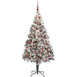  Umjetno božićno drvce Bijelo 180 cm PVC i Čelik i Plastika | shoptok.hr