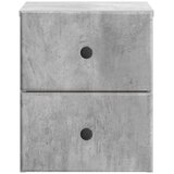  Stenski nočni omarici 2 pcs Betonsko siva 34,5 x 33 x 40 cm, (5000233441) Slike