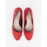 GOODIN Red suede heeled pumps | ePonuda.com