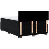  Krevet s oprugama i madracem crni 140x200 cm baršunasti | shoptok.hr