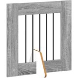  Vrata za pse s postoljem 8 pcs Siva sonoma 60 x 60 cm | shoptok.hr